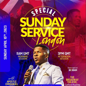 Special Sunday Service London Afternoon