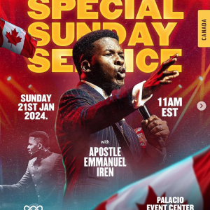 Special Sunday Service Canada – Friend Of Sinners